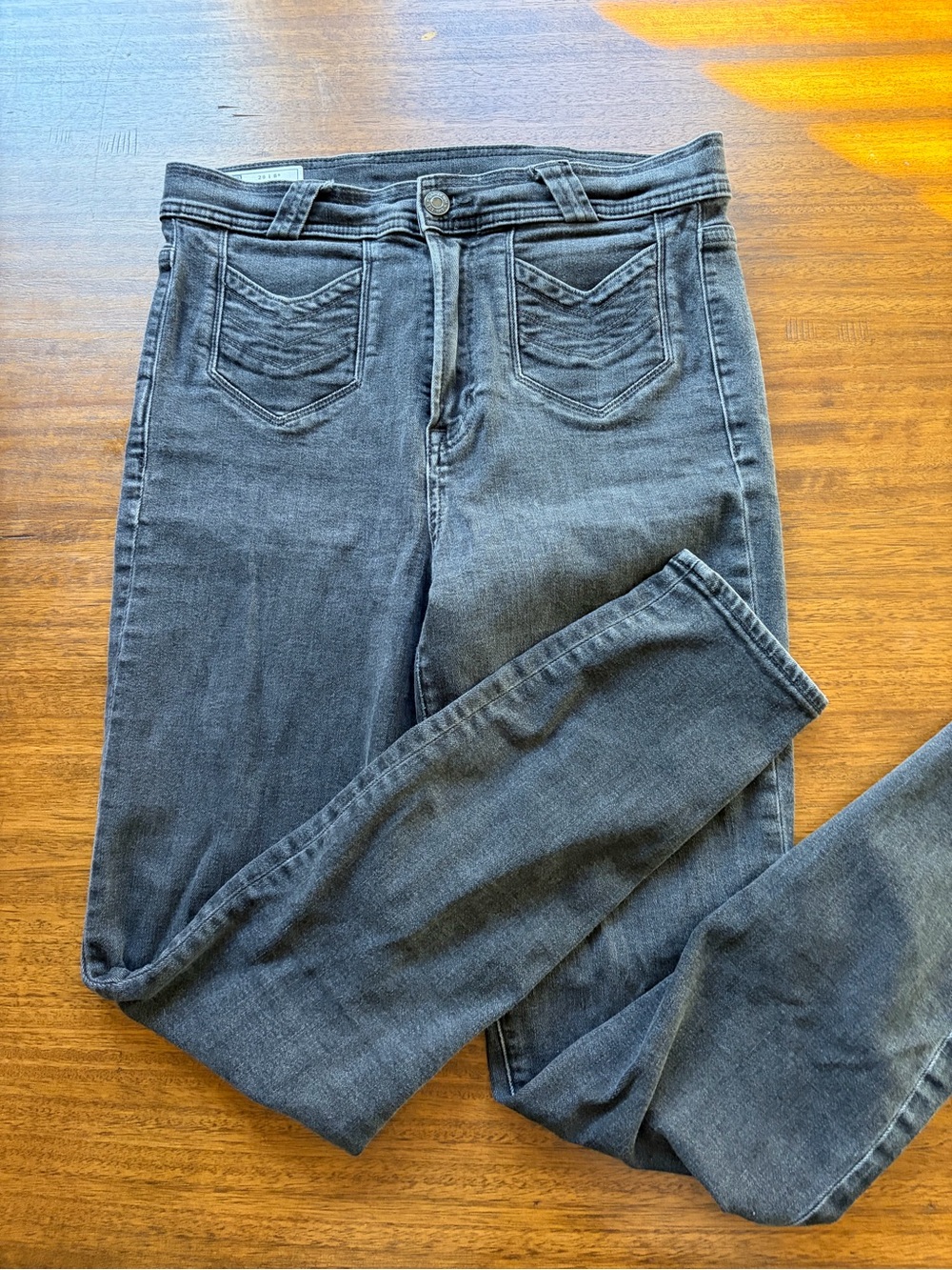 Gap Women’s Faded Black High-Rise Stretch Jeans